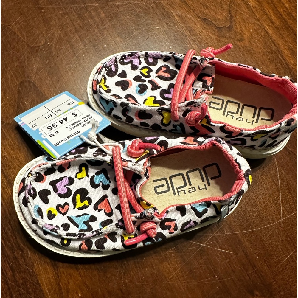GIRLS' HEYDUDE TODDLER WENDY CAT SLIP-ON SHOES